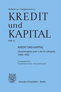 Kredit Und Kapital