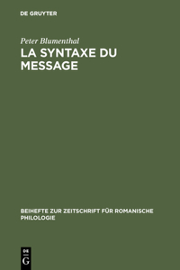 syntaxe du message