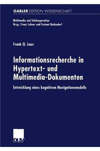 Informationsrecherche in Hypertext- Und Multimedia-Dokumenten