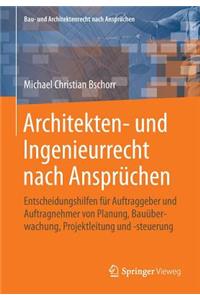 Architekten- Und Ingenieurrecht Nach Ansprüchen