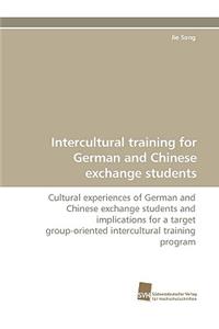 Intercultural Training for German and Chinese Exchange Students