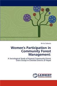 Women's Participation in Community Forest Management