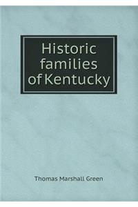 Historic Families of Kentucky