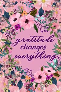 Gratitude Changes Everything: A 52 Weeks Guide To Cultivate An Attitude Of Gratitude Positivity Diary For A Happier You