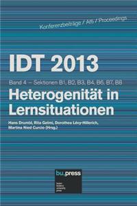 IDT 2013 Band 4 Heterogenität in Lernsituationen