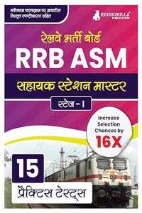RRB ASM (Assistant Station Master) Stage - I Recruitment Exam Book 2024 (Hindi Edition) | Railway Recruitment Board | 15 Practice Tests (1500 Solved MCQs) with Free Access To Online Tests