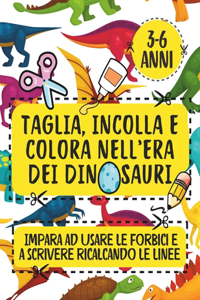 Taglia, Incolla E Colora Nell'era Dei Dinosauri