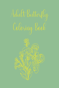 Adult Butterfly Coloring Book