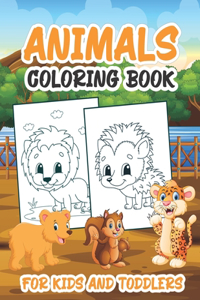 Animals Coloring Book For Kids and Toddlers