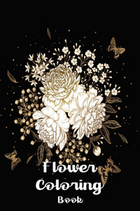 Flower Coloring Book