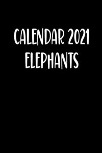 Calendar 2021 Elephants