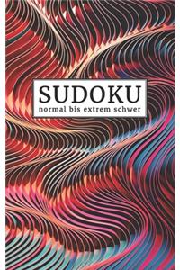 Sudokubuch für unterwegs: normal bis extrem schwer - Sudoku Rätselblock für die Tasche - 192 knifflige Sudokus mit Lösungen im Anhang - Kleines Rätselbuch - Gehirnjogging und
