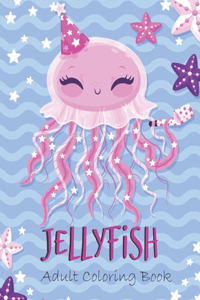 Jellyfish Adult Coloring Book