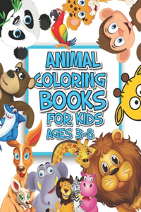 Animal Coloring Books For Kids Ages 3-8