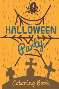 Halloween Party Coloring Book