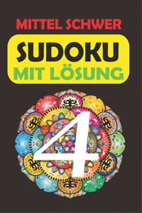 Sudoku mit Lösung - Mittel Schwer 4