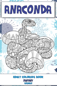 Adult Coloring Book Fantasy - Animals - Anaconda