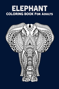 Elephant Coloring Books for Adults