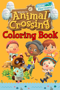 Animal Crossing New Horizons Coloring Book