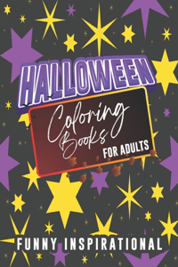 Halloween Coloring books for adults funny inspirational