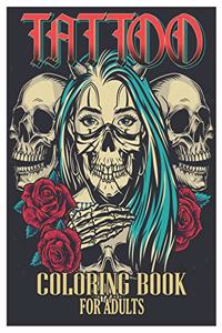 Tattoo Coloring Book for Adults