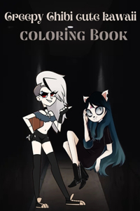 Creepy Chibi cute kawaii coloring Book