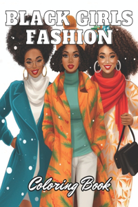 Black Girls Fashion Coloring Book