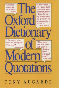 Oxford Dictionary of Modern Quotations