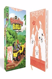 Nirv, Adventure Bible for Early Readers, Leathersoft, Coral, Full Color, Thumb Indexed Tabs