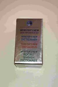 WNW Dictionary, Thesaurus, Spanish Dictionary Pocket Desk Set