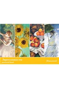 Impressionist Era Postcard Book