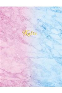 Kylie: Personalized back to school academic diary planner 2019 - 2020 Custom named Weekly and monthly organiser for school girls