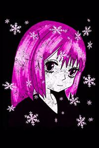 Winter Anime Girl Pink