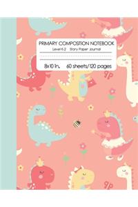 Primary Composition Notebook Level K-2 Story Paper Journal