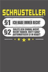 Schausteller §1 Ich Habe Immer Recht §2 Sollte Ich Einmal Nicht Recht Haben, Tritt Ganz Automatisch §1 In Kraft