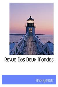 Revue Des Deux Mondes