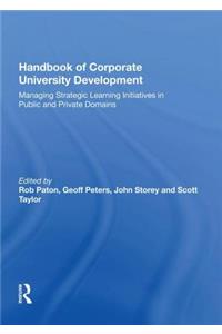 Handbook of Corporate University Development