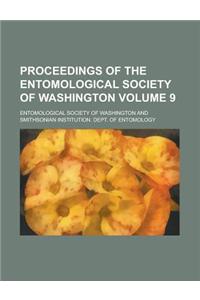 Proceedings of the Entomological Society of Washington Volume 9