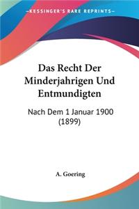 Recht Der Minderjahrigen Und Entmundigten