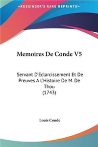 Memoires de Conde V5