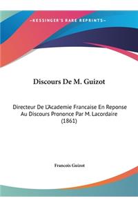 Discours de M. Guizot