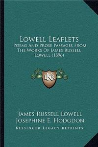 Lowell Leaflets
