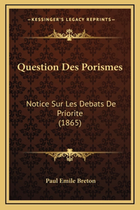 Question Des Porismes