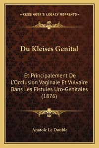 Du Kleises Genital