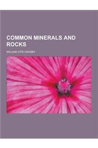 Common Minerals and Rocks