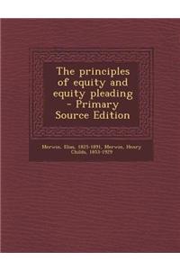 The Principles of Equity and Equity Pleading - Primary Source Edition