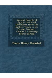 Ancient Records of Egypt