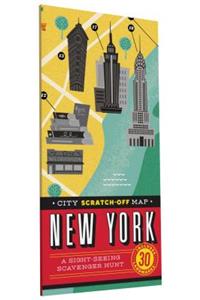 City Scratch-Off Map: New York
