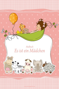 Malbuch Es ist ein Mädchen 1