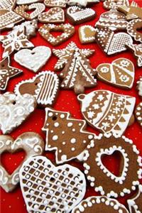 Homemade Decorated Gingerbread Cookies Journal